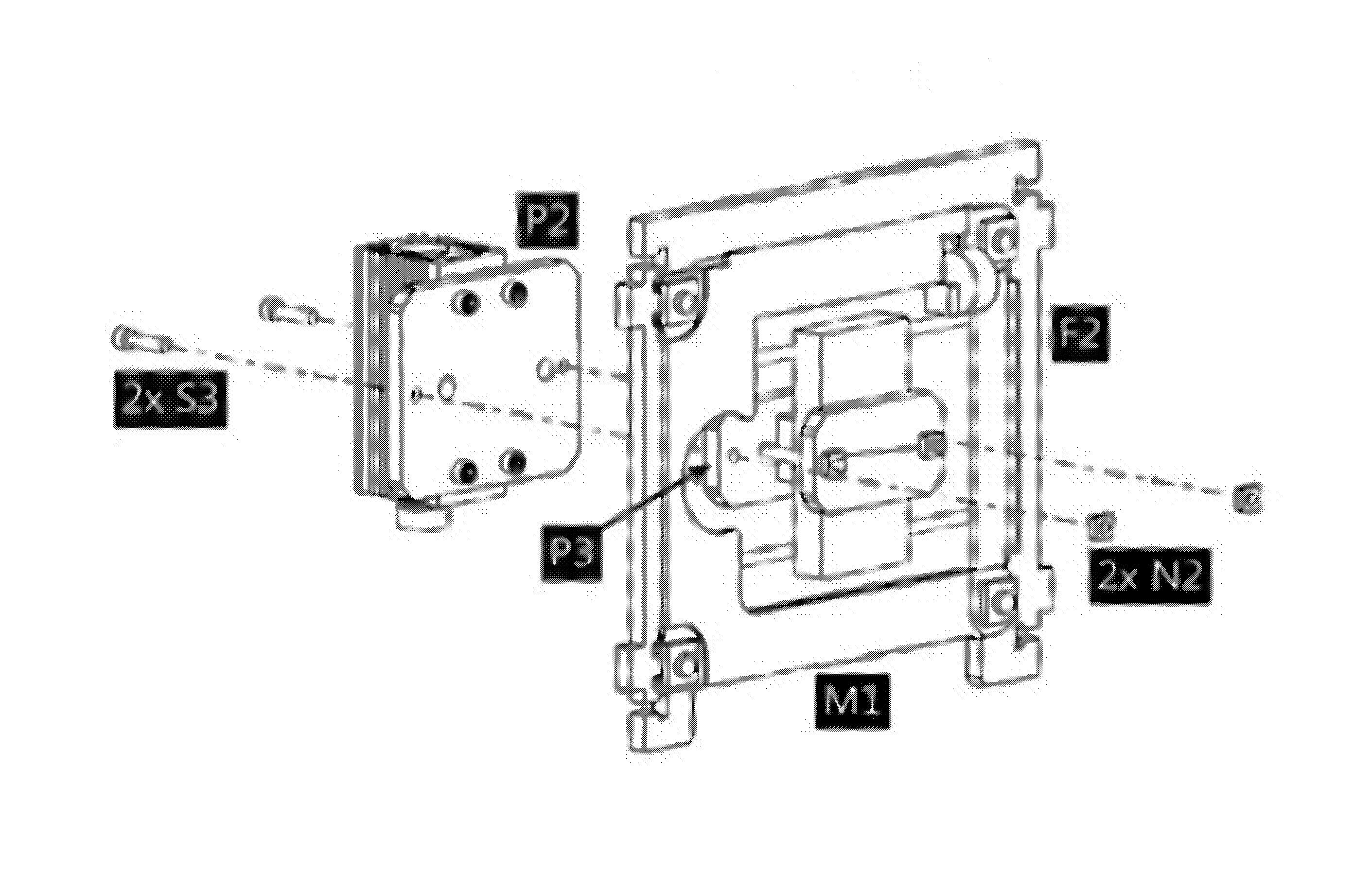 Completed X-axis carriage