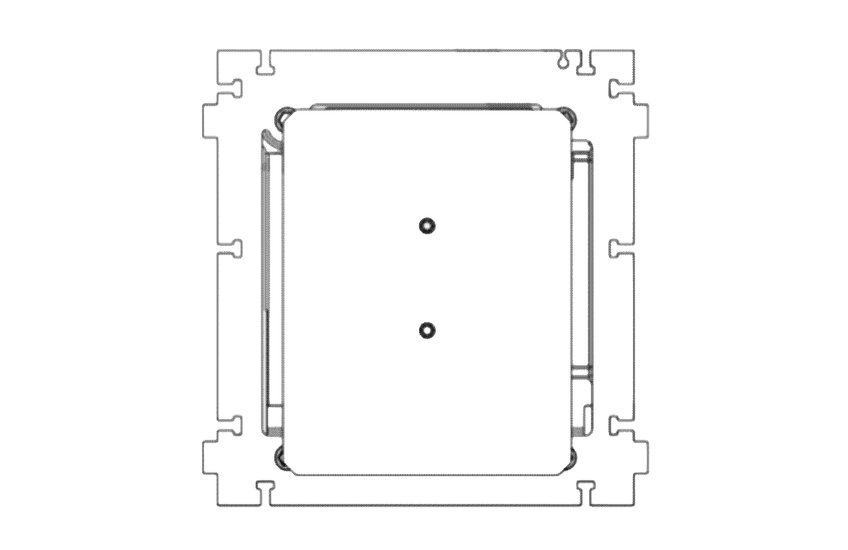 Y-axis sub-assembly complete — top view showing level platform