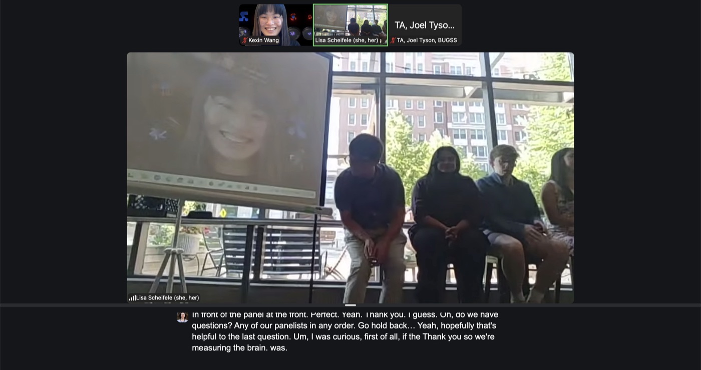 FunguyLab shared at a BUGSS community event panel