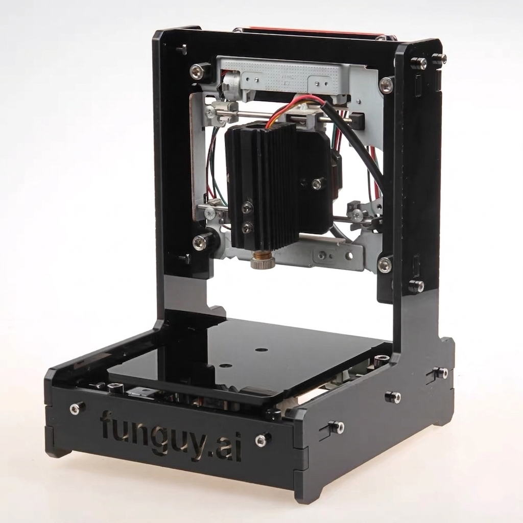 Black acrylic enclosure