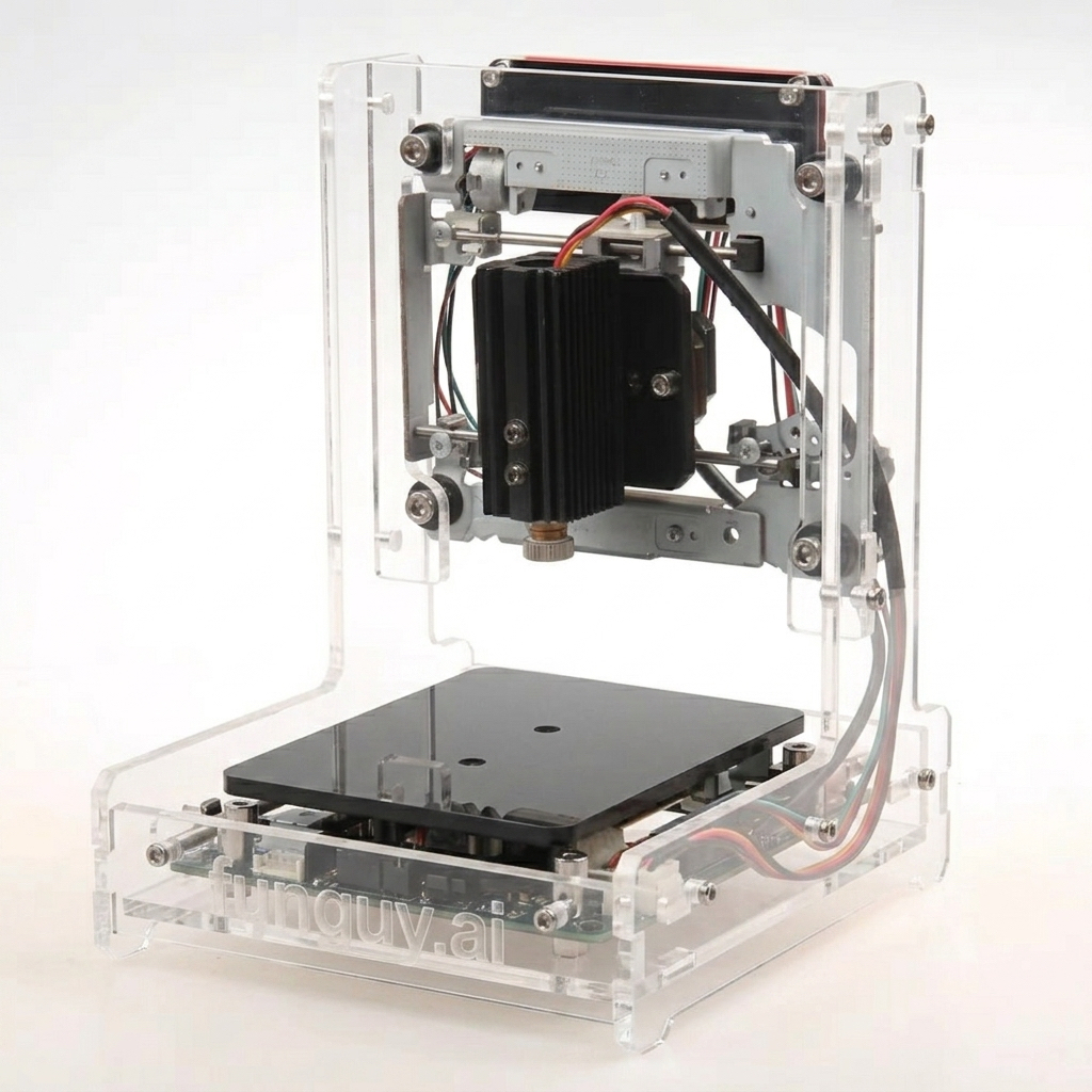 Clear transparent acrylic enclosure