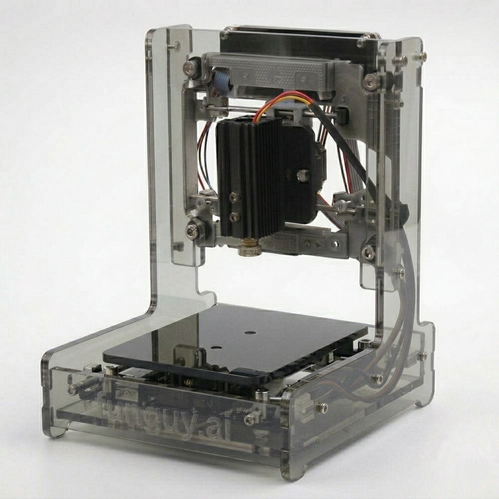 Smoke gray acrylic enclosure
