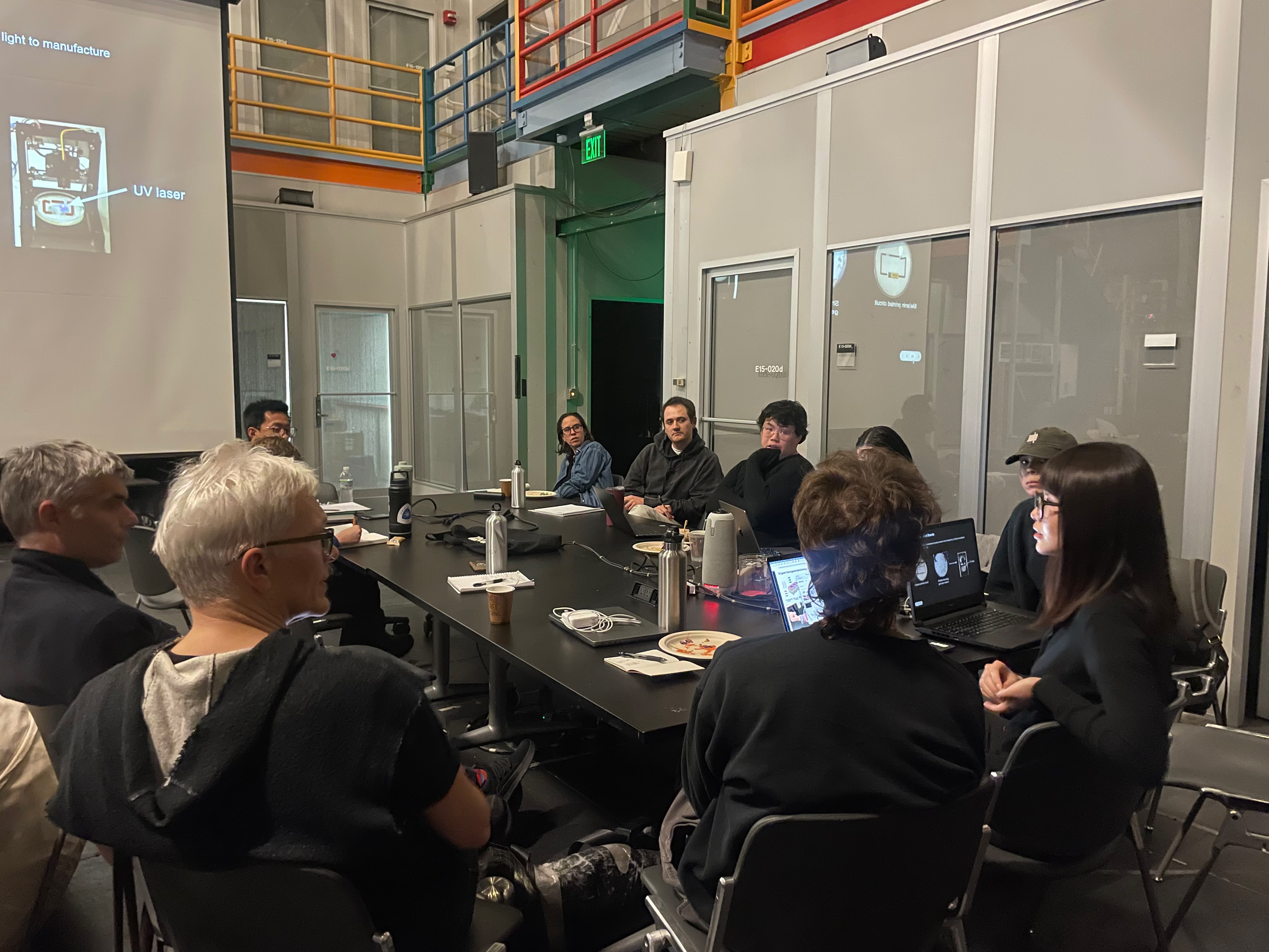 Founder presenting at MIT ACT Cube